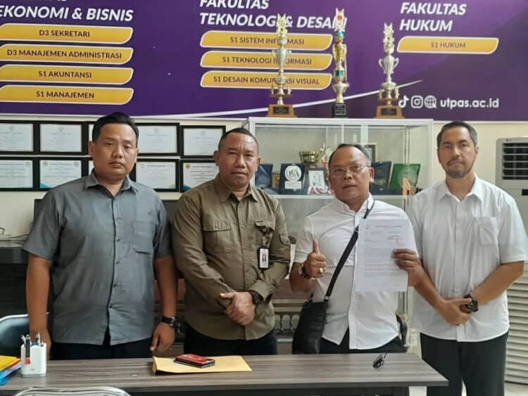 Dituding Tak Bayar Sewa, Pemilik Yayasan Universitas Utpadaka Swastika Disomasi