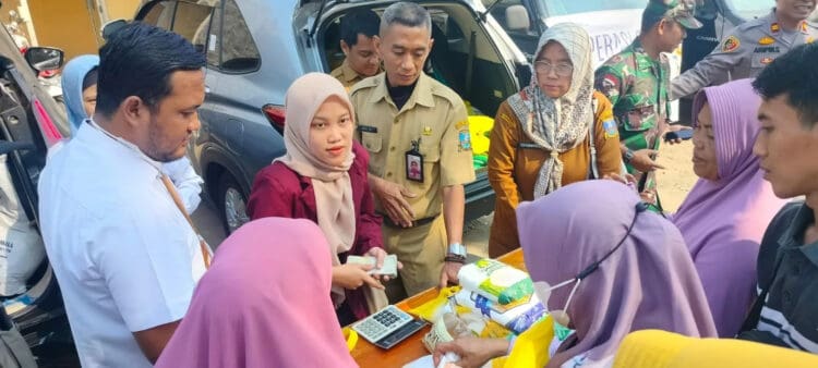 Pemkab Serang OP Beras, Selasa (5/9/2023). (ISTIMEWA)