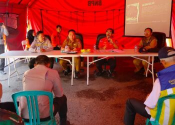 BPBD Kabupaten Serang, menggelar Rapat Koordinasi (Rakor) penanganan bencana kekeringan. (ISTIMEWA)