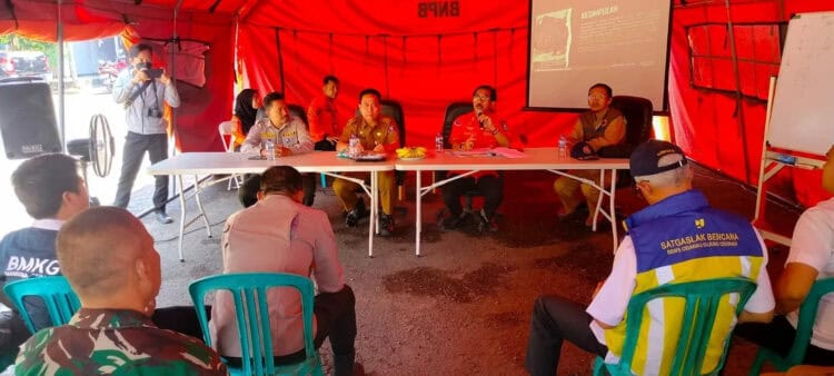 BPBD Kabupaten Serang, menggelar Rapat Koordinasi (Rakor) penanganan bencana kekeringan. (ISTIMEWA)