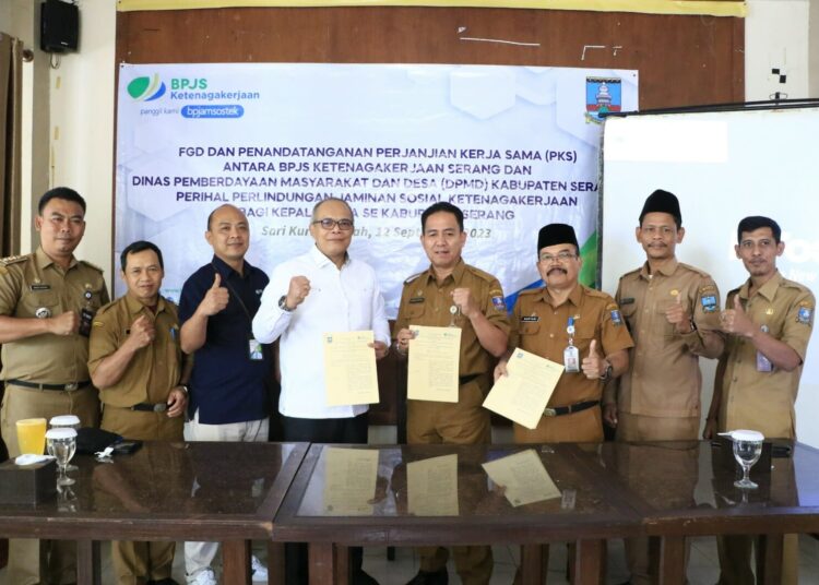 Sebanyak 326 Kepala Desa di Kabupaten Serang, diberi perlindungan BPJS. (ISTIMEWA)