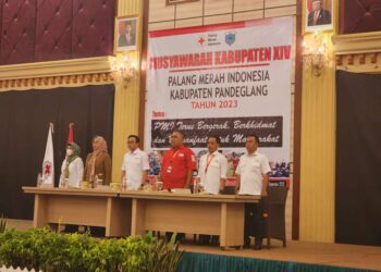 PMI Kabupaten Pandeglang, menggelar Mukab XIV di salah satu hotel di Pandeglang, Selasa (26/9/2023). (ISTIMEWA)