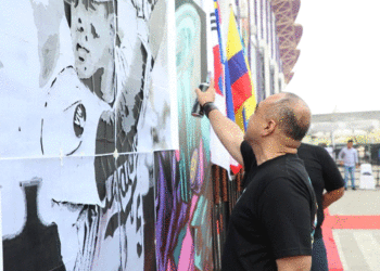 Seniman Lokal dan Mancanegara Bersaing Pada Festival Mural dan Grafiti