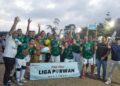 Setwan FC Juara 1 Liga Porwan Pandeglang, Selasa (3/10/2023). (FAHRIE/SATELITNEWS.COM)