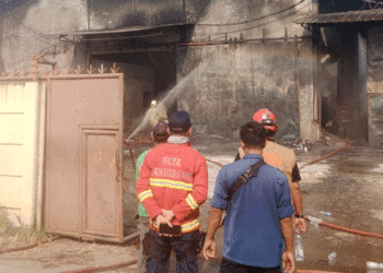 Pabrik Plastik Di Sepatan Kabupaten Tangerang Terbakar, Kerugian Rp 1,5 Miliar