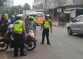 Nunggak Pajak, Ratusan Kendaraan Terjaring Razia di Karawaci