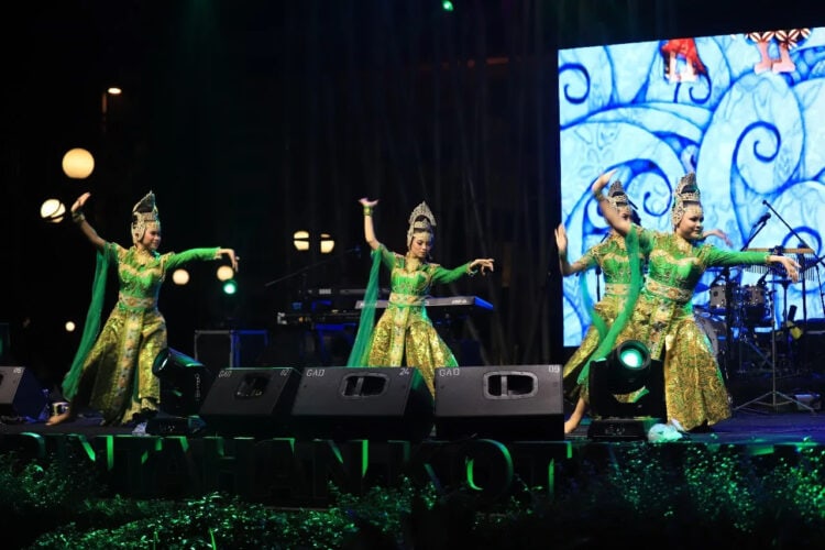 Suasana malam pembukaan Festival Budaya, di Kota Tangerang. (ISTIMEWA)