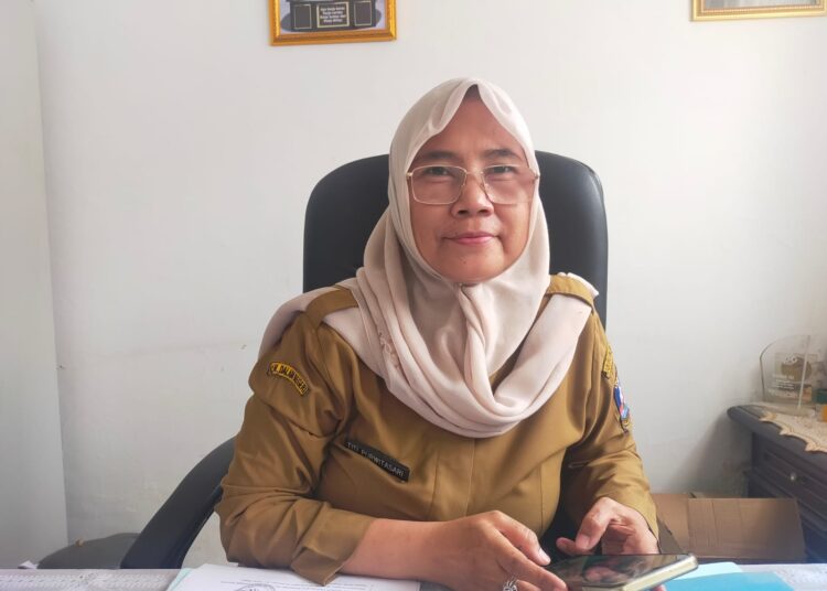 Kepala Bidang (Kabid) Perdagangan Diskoumperindag Kabupaten Serang, Titi Purwitasari. (SIDIK/SATELITNEWS.COM)