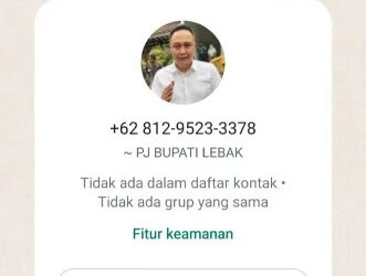 Aksi Tipu-tipu Catut Nama Pj Bupati Lebak Sasar Pejabat