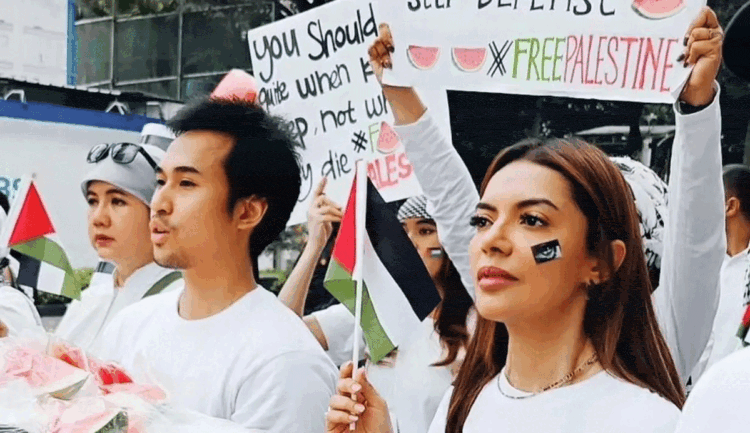 Turut Serta Dalam Aksi Bela Palestina
