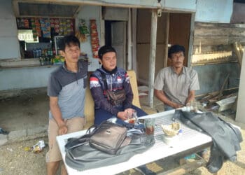 Tiga orang pemancing, selamat dari sambaran petir. (ISTIMEWA)