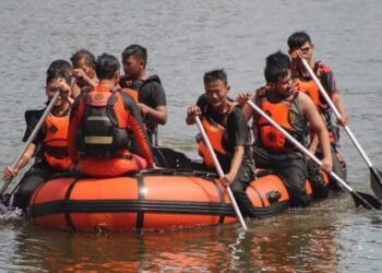 Tim BPBDPK Kabupaten Pandeglang, dilatih kesiapsiagaan bencana, beberapa waktu lalu. (ISTIMEWA)
