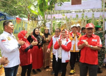 Ketua PMI Banten Ratu Tatu Chasanah, saat menghadiri acara ke-PMI-an. (ISTIMEWA)