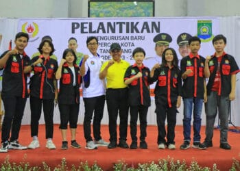 Pelantikan Pengurus Percasi Kota Tangerang. (ISTIMEWA)