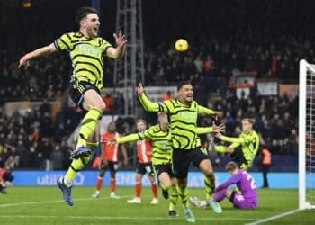Karena Pantang Menyerah, Arsenal Kalahkan Luton Town