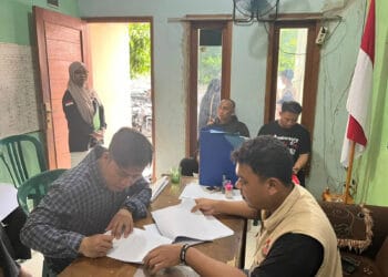 PENDAFTARAN: Suasana antusiasme pendaftaran seleksi Pengawas Tempat Pemungutan Suara (PTPS) di Kabupaten/ Kota di Provinsi Banten. (DOK/ BAWASLU BANTEN)