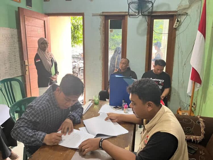 PENDAFTARAN: Suasana antusiasme pendaftaran seleksi Pengawas Tempat Pemungutan Suara (PTPS) di Kabupaten/ Kota di Provinsi Banten. (DOK/ BAWASLU BANTEN)
