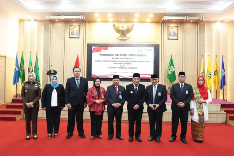 Kepala Perwakilan BPKP Provinsi Banten dikukuhkan, Jumat (12/1/2024). (ISTIMEWA)