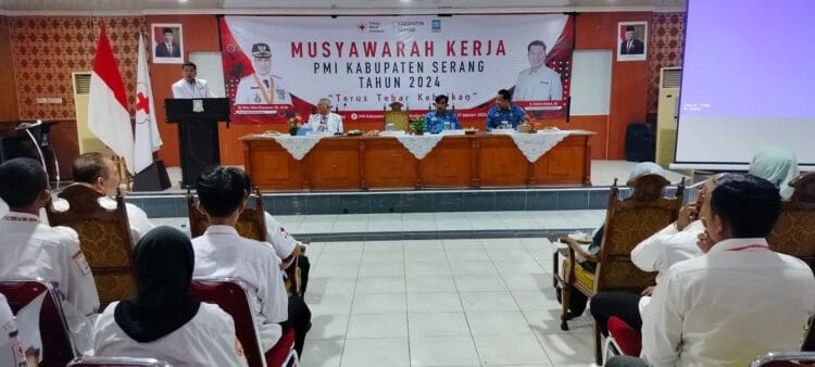 PMI Kabupaten Serang gelar Musyawarah Kerja. (ISTIMEWA)