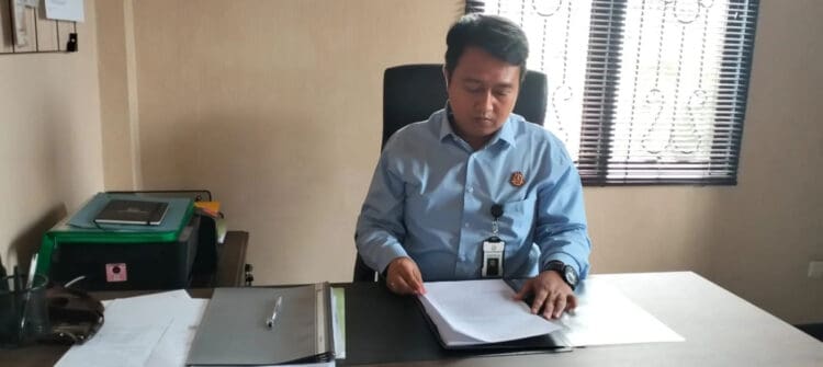 Kasi Intelejen Kejari Pandeglang, Wildani Hafit. (ADIB FAHRIE/SATELITNEWS.COM)