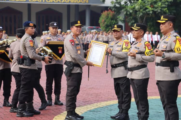 Polres Serang raih sejumlah penghargaan, dari Polda dan Ombudsman RI Perwakilan Banten. (ISTIMEWA)