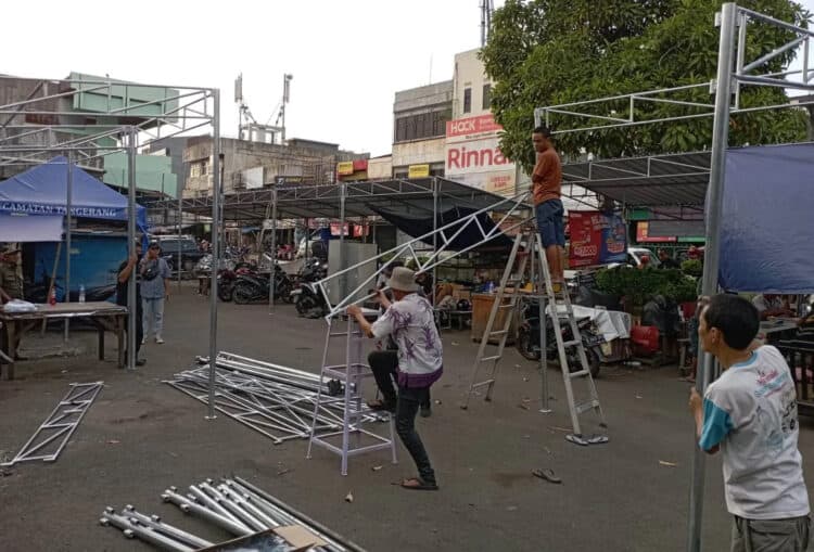 Pasar Mambo Kota Tangerang Siap Diisi Pedagang