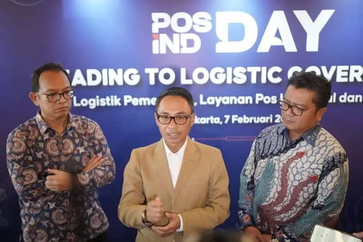 Direktur Utama PT Pos Indonesia (Persero) Rochmad Djoemadi dalam acara POSIND Day.
