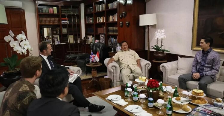 Prabowo Terima Ucapan Selamat dari PM Inggris