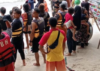 Balawasita Banten saat bertugas. (MARDIANA/SATELITNEWS.COM)