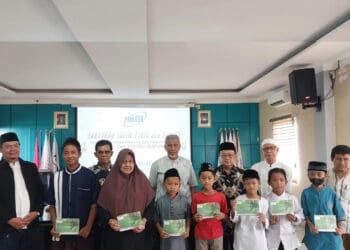 SMK Pustek Serpong Berikan Santunan Ramadhan Kepada Ratusan Yatim Piatu dan Dhuafa Pondok Jagung