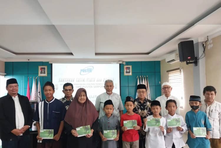 SMK Pustek Serpong Berikan Santunan Ramadhan Kepada Ratusan Yatim Piatu dan Dhuafa Pondok Jagung