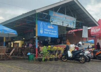 Lokasi Wisata Kuliner, di Jalan Raya Bank Banten, samping Kantor BKPSDM Kabupaten Pandeglang, Rabu (22/5/2024). (ISTIMEWA)