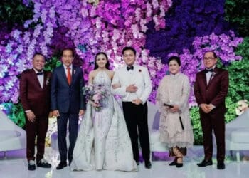 Presiden Jokowi Hadiri Pernikahan Rizky Febian