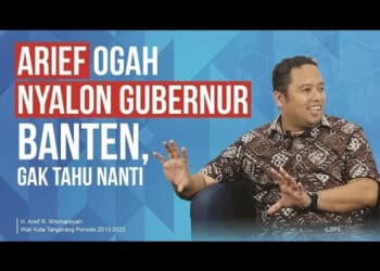 Arief Ogah Nyalon Gubernur Banten, Gak Tahu Nanti