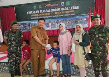 Kodim Lebak Gelar Sunatan Masal