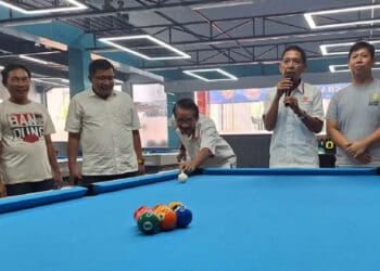 Resmikan Rumah Biliar Golden Break, Ketua KONI Kota Serang Berharap Lahir Atlet Muda Berbakat