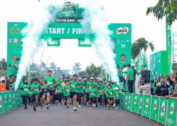 Ribuan Warga Kota Tangsel Ikuti Road to MILO ACTIV Indonesia Race 2024
