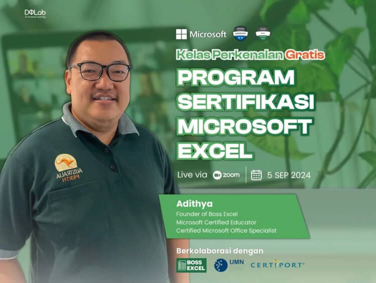 UMN dan DQLab Hadirkan Kelas Program Sertifikasi Microsoft Excel Gratis