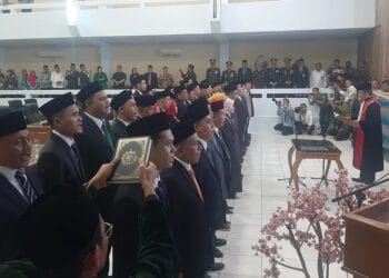 50 Anggota DPRD Lebak Diambil Sumpah Jabatan