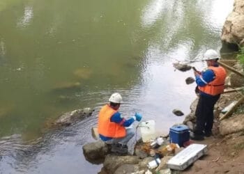 Hasil Uji DLH Lebak, Limbah Sungai Ciujung Melebihi Baku Mutu
