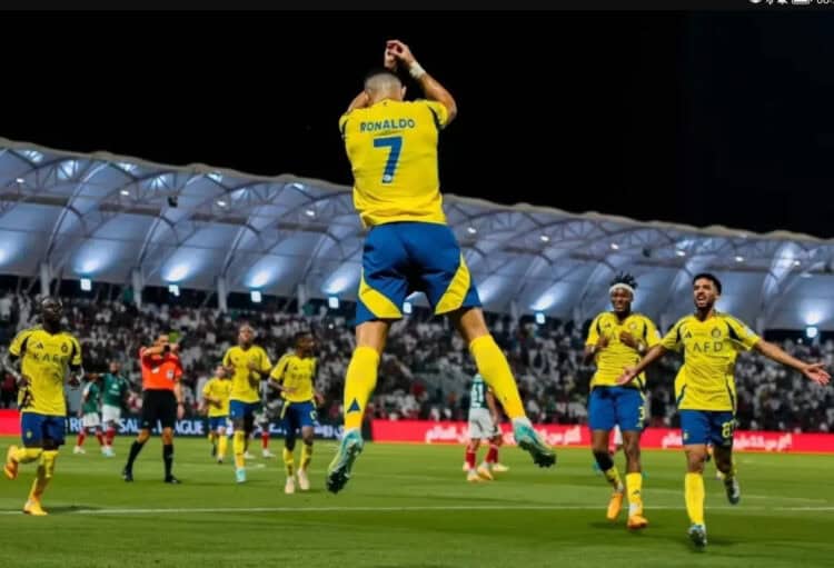 Al Ettifaq Vs Al Nassr, Ronaldo Cetak Satu Gol
