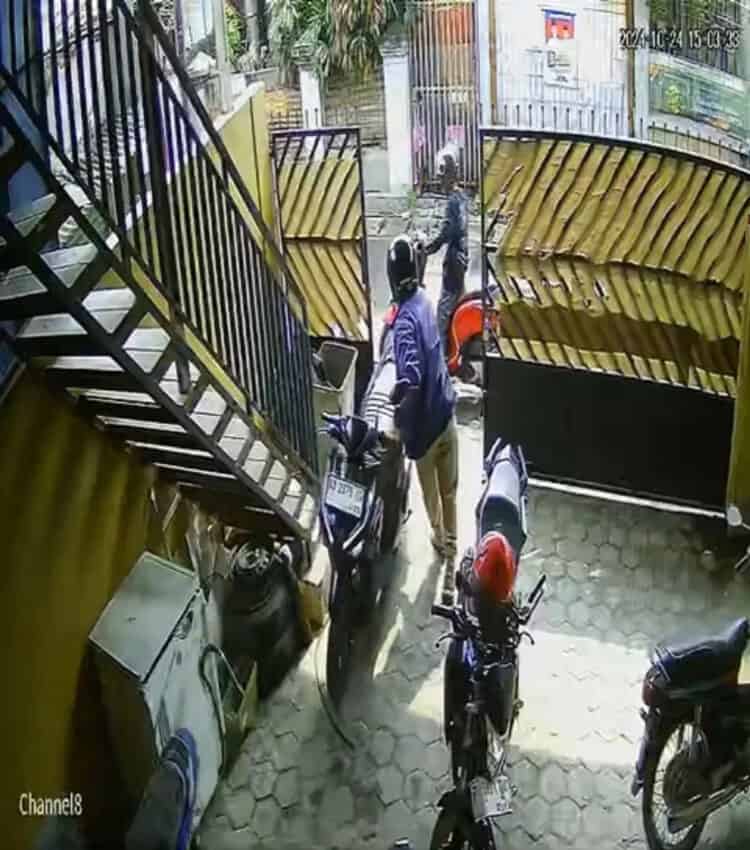 Beraksi di Indekos, Pelaku Curanmor di Babakan Tangerang Terekam CCTV