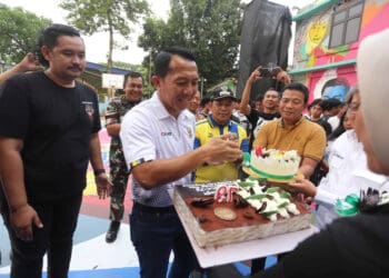 Dandim 0506 Tangerang Terharu Lihat Wajah Baru Lapangan Basket Ahmad Yani