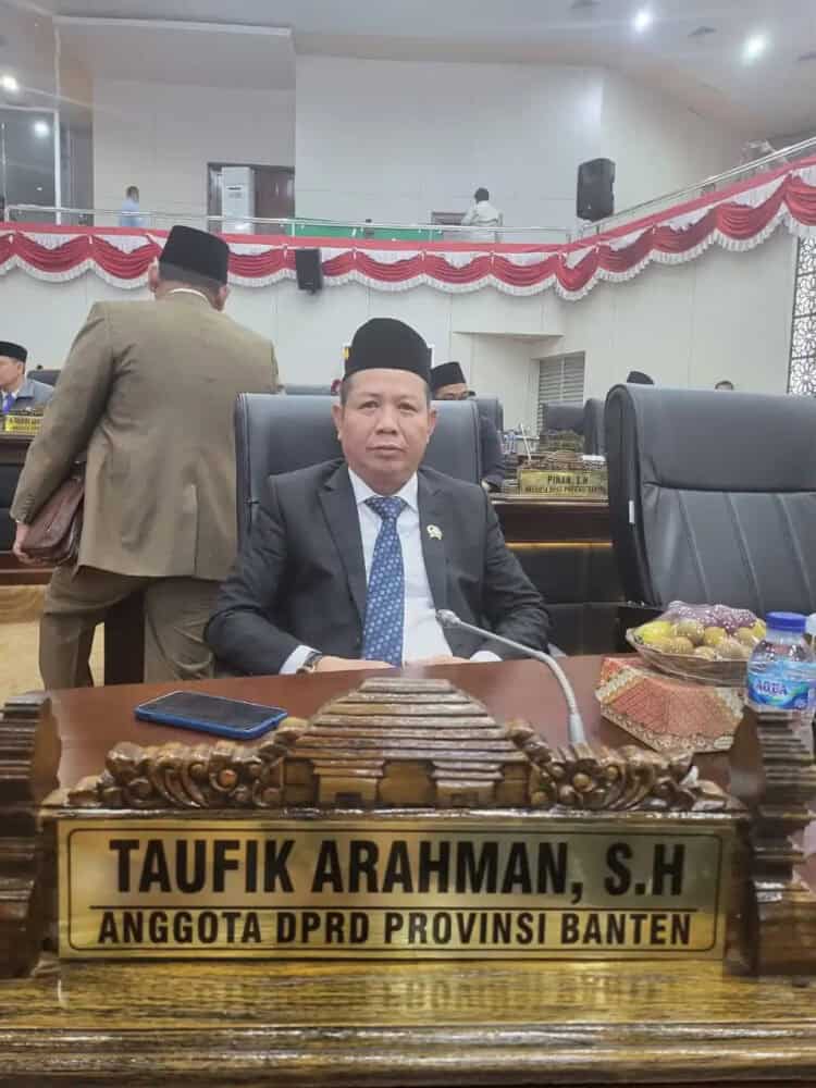 Wakil Ketua Fraksi Partai Demokrat DPRD Banten Taufik Arahman. (ISTIMEWA)