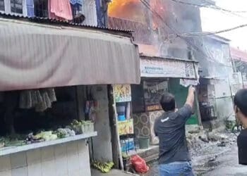 Gas Bocor, 3 Bangunan Kios di Jatiuwung Ludes Terbakar