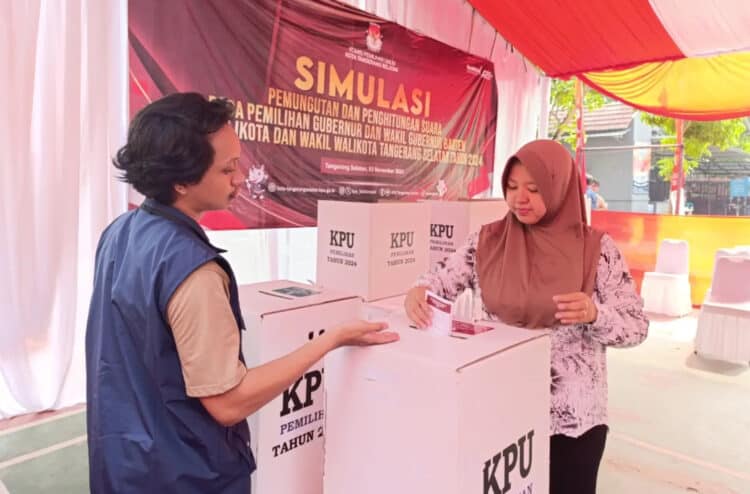 Dari Simulasi Pemungutan Suara di Tangsel: Partisipasi Pemilih Rendah dan TPS Tak Ramah Disabilitas