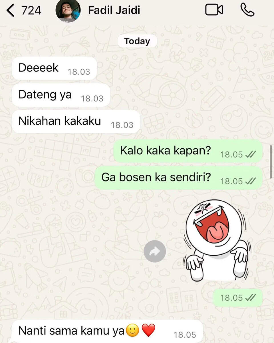 Ditanya Soal Fadil Jaidi, Fuji: Semoga Jodoh