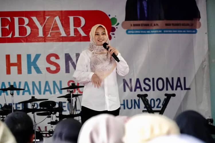 Bupati Pandeglang Irna Narulita, dalam sebuah acara pemerintahan. (ISTIMEWA)