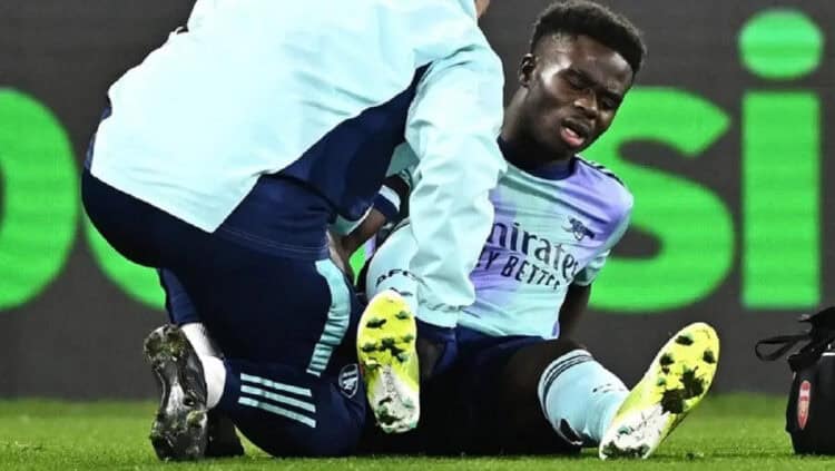 Arsenal Terkena Cobaan, Bukayo Saka Absen Tiga Bulan