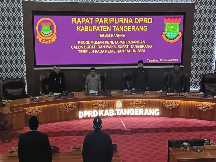 DPRD Kabupaten Tangerang Umumkan Penetapan Bupati dan Wakil Bupati Terpilih